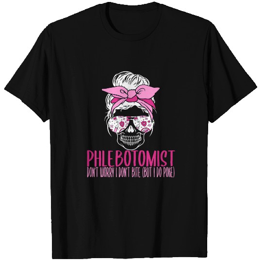 Phlebotomist Funny Blood Draw Phlebotomy Graduation Poke T-Shirts