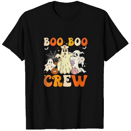 groovy boo boo crew cna er rn lpn halloween nurses T-Shirts