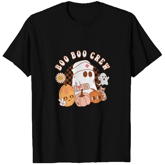 Groovy Women Halloween costume for Boo Boo Crew nurses 2 T-Shirts
