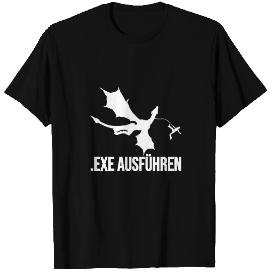 EXE Run Sys Admin Programmer Computer Student Developer T-Shirts