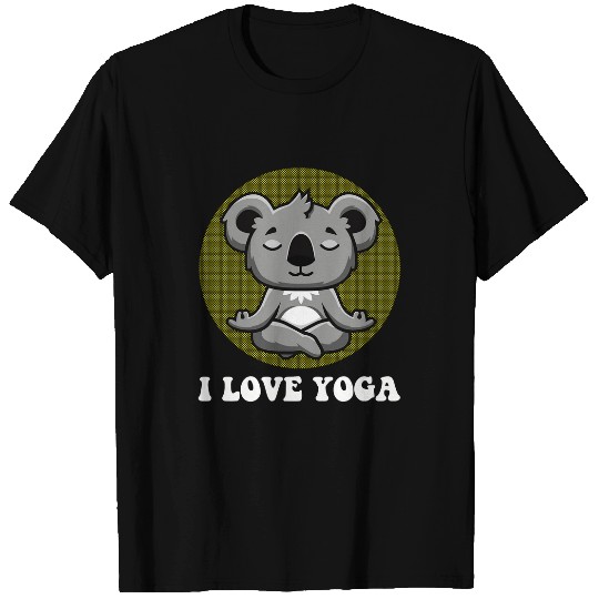 Namaste Yoga Koala Koalafied I LOVE YOGAmeditating koala yogi Bear Lover Meditation T-Shirts