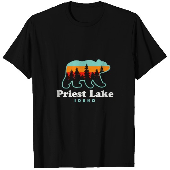Priest Lake Idaho Camping Bear Spokane Washington T-Shirts