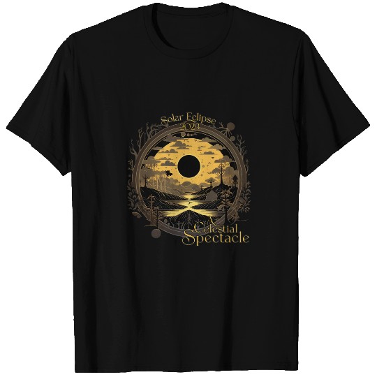 Annular Solar Eclipse Fan Celestial Spectacle T-Shirts