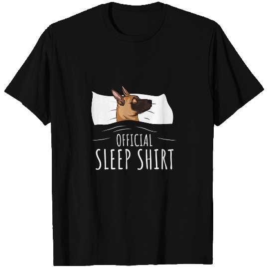 Official Sleep Malinois Dog 1 T-Shirts