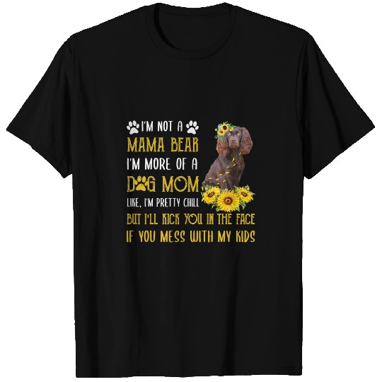Sunflower Boykin Spaniel Mom Mothers Day Dog Mom Women T-Shirts