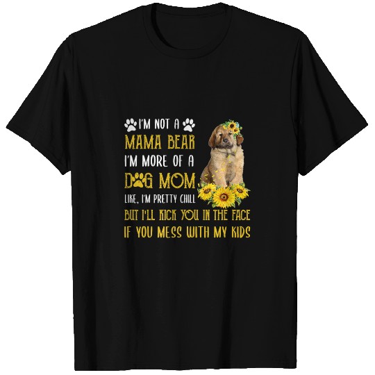 Sunflower Tibetan Mastiff Mom Mothers Day Dog Mom Women T-Shirts