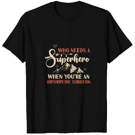 Funny Orthopedic Surgeon Superhero vintages Tee For Men Dad 2 T-Shirts