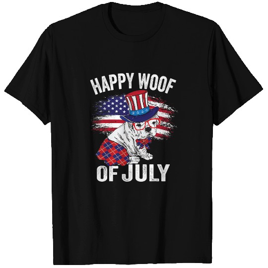 Pug Lover Patriotic Pug American Cute Puppy Dog USA 4th Of July Women Pugs Dog T-Shirts