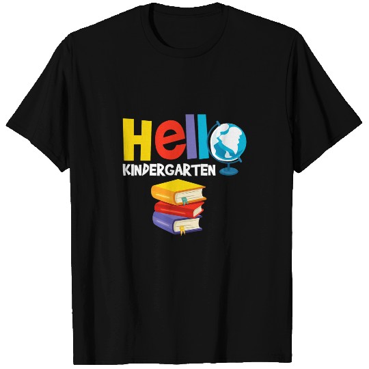 School Funny Quote Hello Kindergarten Teacher Student Gifts T-Shirts