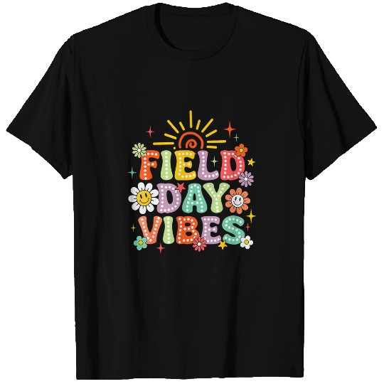 Field Day Vibes Summer Teacher Kids Last Day Of School T-Shirts