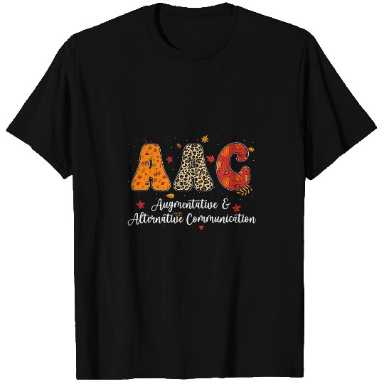 AAC Speech Therapist Augmentative Alternative Thanksgiving T-Shirts