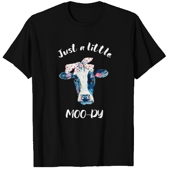 Moody Cow Lovers Farm Clothes Cowgirl T-Shirts