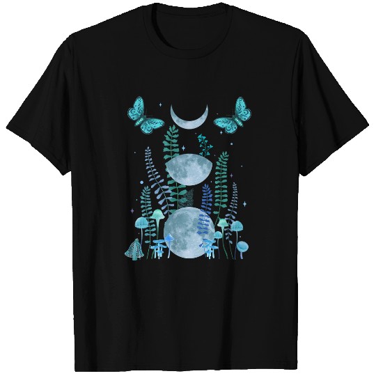 Fairy Grunge Fairycore Aesthetic Goth Luna Moth Mushroom 1 T-Shirts