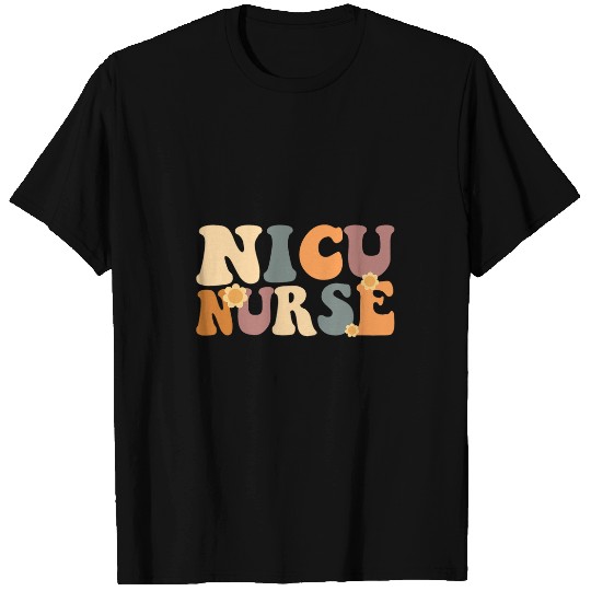 NICU nurses ICU Retro Nursing Neonatal Intensive Care Unit T-Shirts