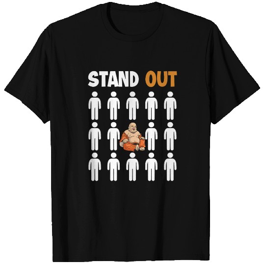 Stand Out Buddhist Statue Symbol Priest Buddhism T-Shirts