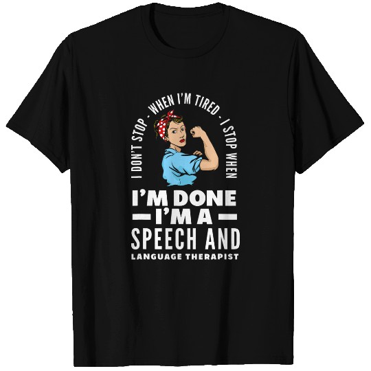 Funny Speech Therapist Speech Language Pathologist SLP T-Shirts