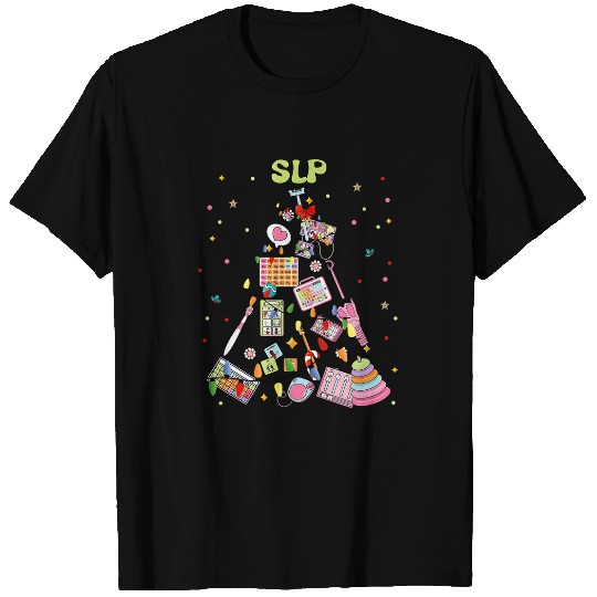 Christmas Speech Therapy Speech Therapist SLP T-Shirts