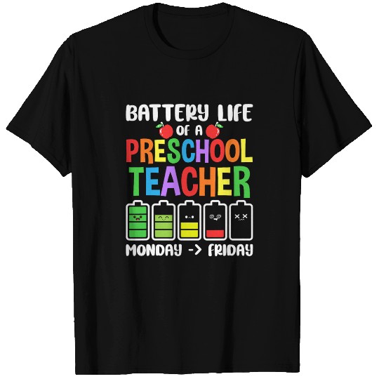 Battery Life of a Preschool Teacher Pullover Kids Boys Girls T-Shirts
