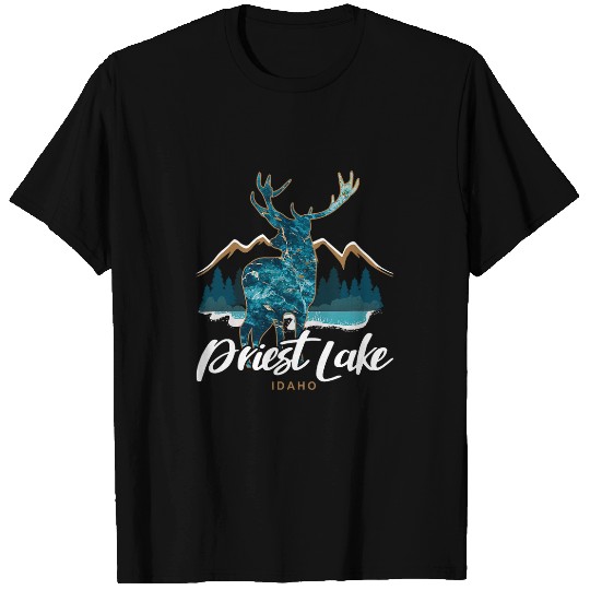 Priest Lake Idaho USA Vacation Souvenir T-Shirts