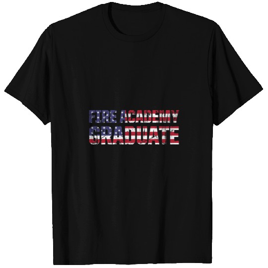 Academy Student America Fireman Graduation T-Shirts