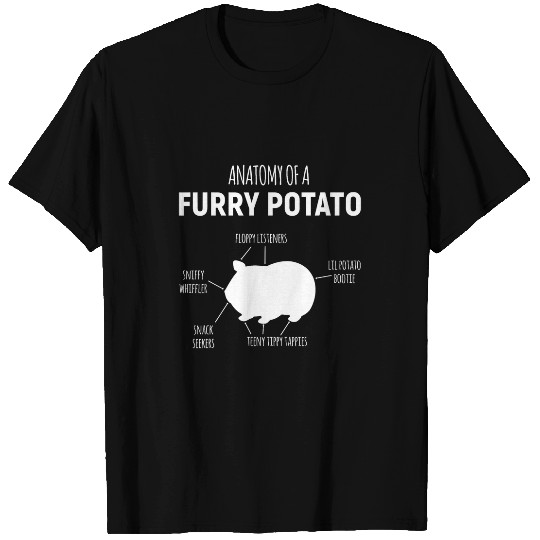 Anatomy Of A Furry Potato Guinea Pig Lover 9 T-Shirts