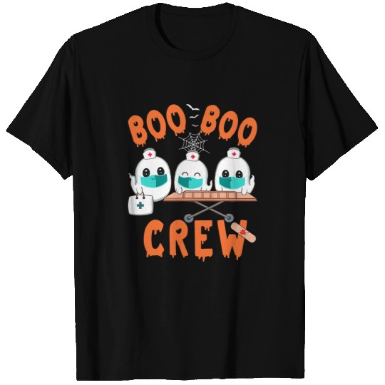 Boo Boo Crew ghosts Doctor Paramedic EMT nurses Halloween Gift T-Shirts