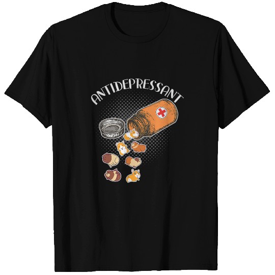 antis Depressant Funny Guinea Pig Owner Lover T-Shirts
