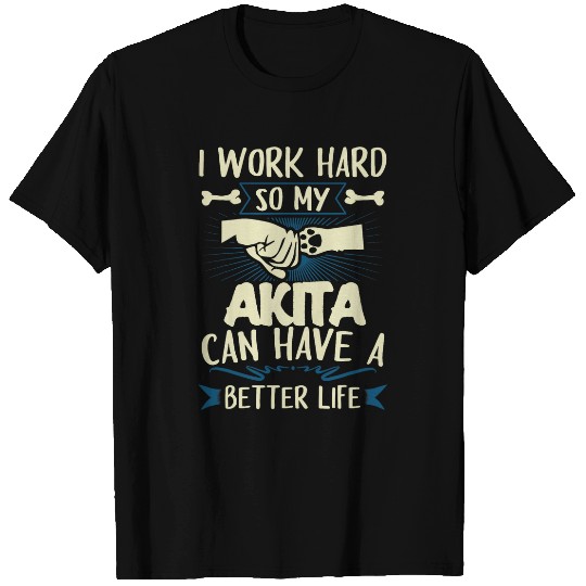 Akita Men Women Dog Mom Dog Lover 3 T-Shirts
