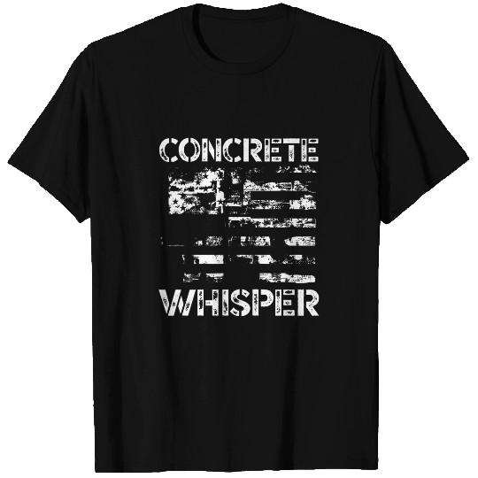 Concrete Whisper Construction Union Worker Labor Day T-Shirts