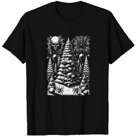 Frightful Festive Forest Gothic Winter T-Shirts