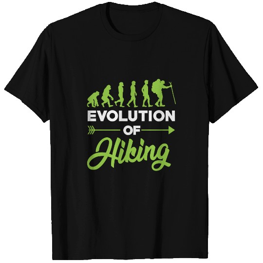 Hiking Hiker Outdoor Evolution mountaineering hiking 141 Hike T-Shirts