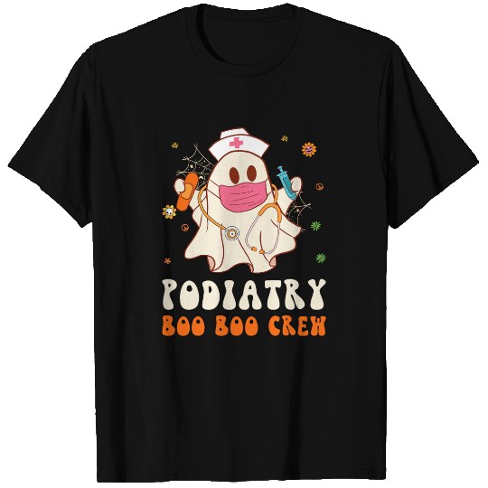 Podiatry Boo Boo Crew nurses Funny Halloween Easy Costume T-Shirts