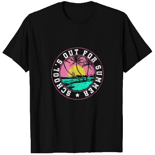 Schools Out for Summer Coconut Tree School Student T-Shirts