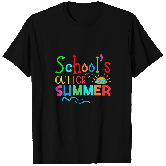 Schools Out for Summer Last Day of School Teacher Student 3 T-Shirts