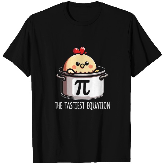 Funny Pi Day Chicken Pot Pie For Math Teacher Student T-Shirts