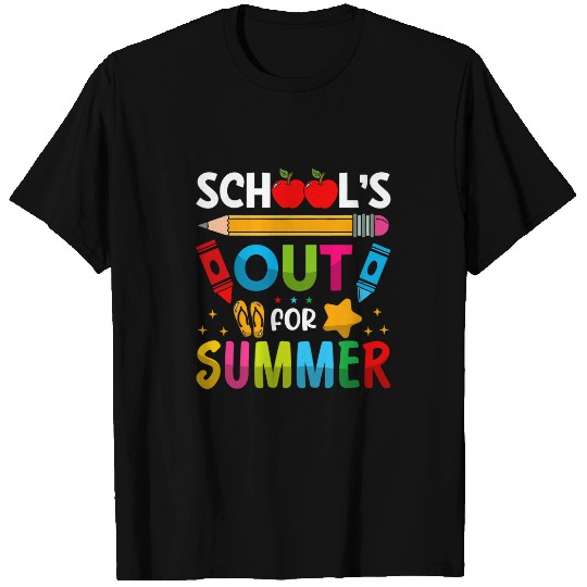 Schools Out for Summer Last Day of School Teacher Student 1 T-Shirts