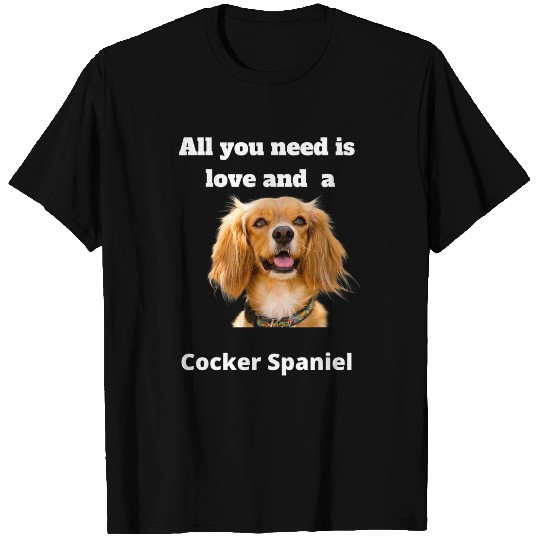 Dog Cocker Spaniel Great American Cocker Spaniel dog lover Cocker dog lover T-Shirts