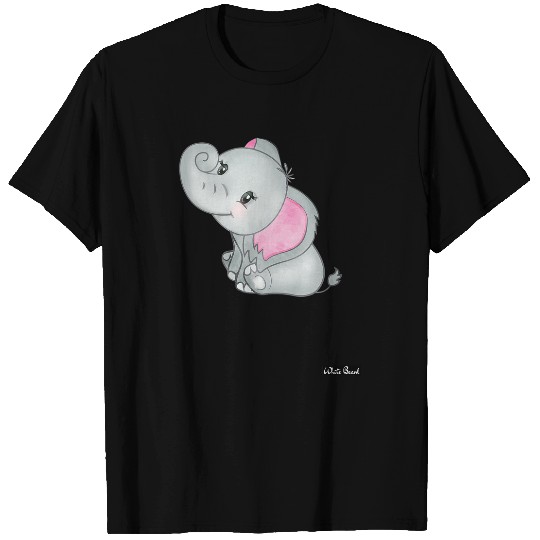 Cute Baby Gray Elephant 21 T-Shirts