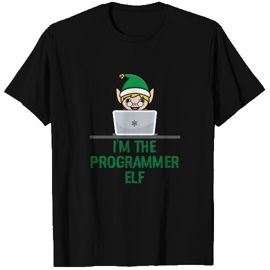 Software Developer Computer Coding Elf Christmas Programmer T-Shirts