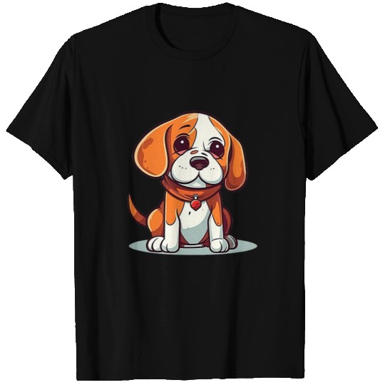 Beagle Buddy Animated Playful Cartoon Dog T-Shirts