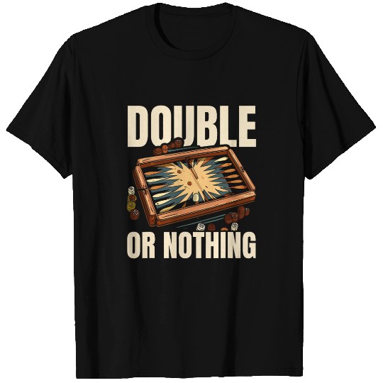 Backgammon Player Strategy Board Game Dice Game 4 T-Shirts