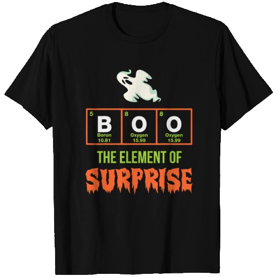 Chemistry Boo The Element Of Surprise 2Chemistry Halloween T-Shirts