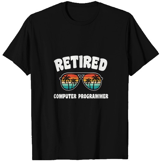 Retired Computer Programmer Funny Retirement Congratulations T-Shirts