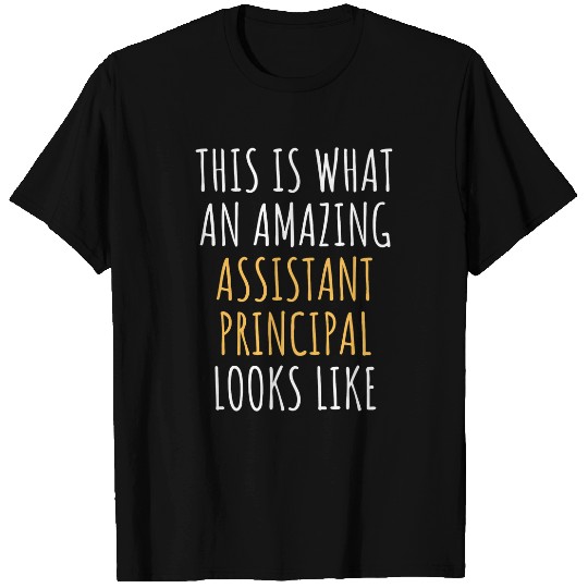 ASSISTANT PRINCIPAL Funny Job Title Profession Worker Idea T-Shirts