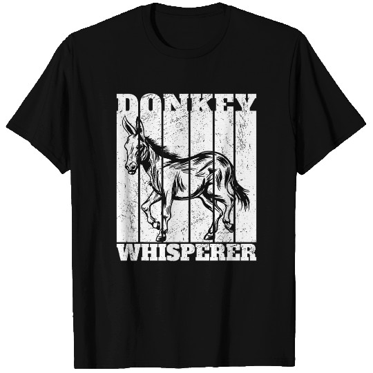 Donkey Whisperer Donkeys Burro Farmer T-Shirts