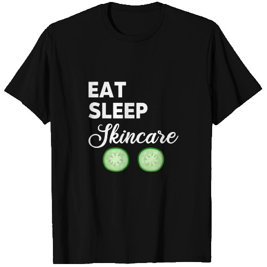 Eat Sleep Skincare funny Esthetician cosmetologyst T-Shirts