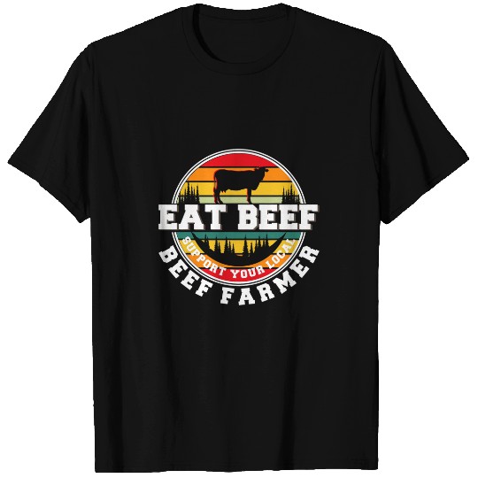 Cow Lover Cattle Farming Agriculture Beef Cow Lover T-Shirts