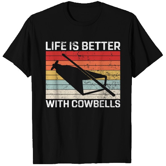 Cow Lover Bell More Cowbell vintages Funny Drummer Cowbell Funny 21 T-Shirts