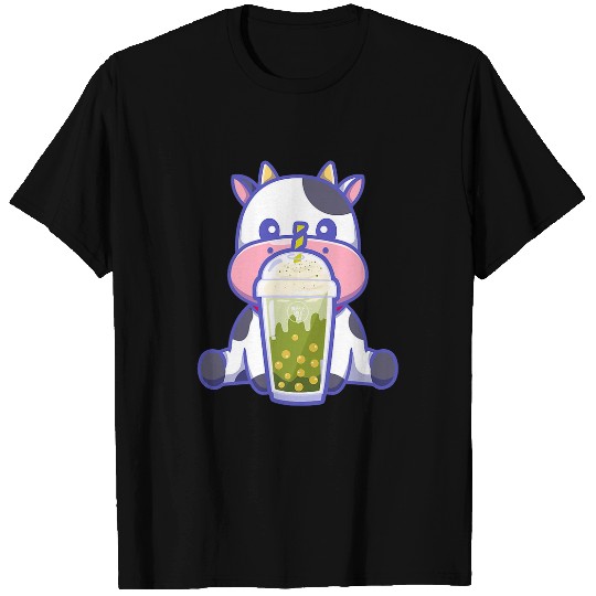 Cow Lover Bubble Tea Design 2Boba Tea Cow 2Bubble Tea T-Shirts