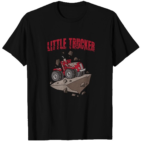 Cool Little Red Semi Truck T-Shirts